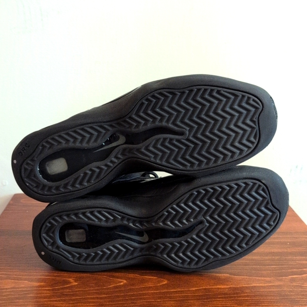Nike Air Bakin Sz 8 Blackout - Picture 5 of 8